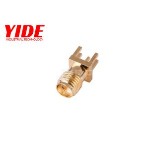 Cheap 500V Radio Frequency Connector Coaxial RF Female Connector Gold for sale