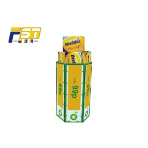 Cheap Recycled Paper Cardboard Dump Bins , Easy Carrying Corrugated Dump Bin Display for sale