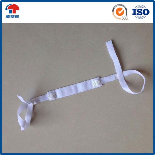 Soft double sided hook loop Strap With Injection Hook For Medical Bandage