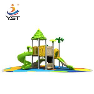 China Outdoor Playground Equipment Swing Sets Kids Slides Outdoor Plastic Slides on sale