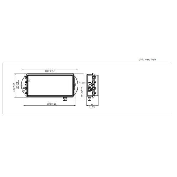 Rechargeable Wall Mounted Commercial Emergency Exit Lights