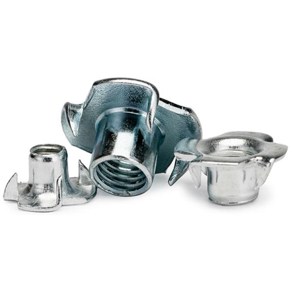 Pronged Tee Blind Furniture Tee Nut Stainless Steel Hardware Furniture Insrt Tee Nuts With Pronge