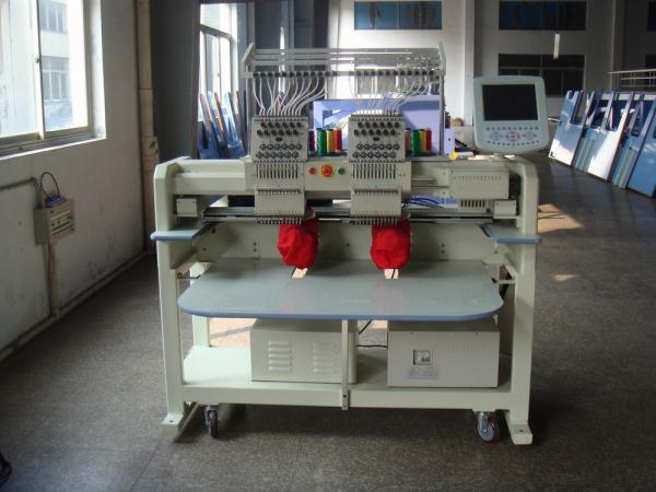 Quality 12 Needle Double Head Embroidery Machine For Hats / Bags / Pants wholesale