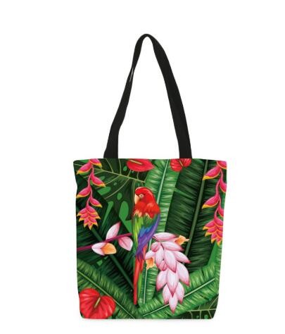 Custom silk screen printed Cotton material handle style blank natural cotton canvas bag without logo bagplastics bagease