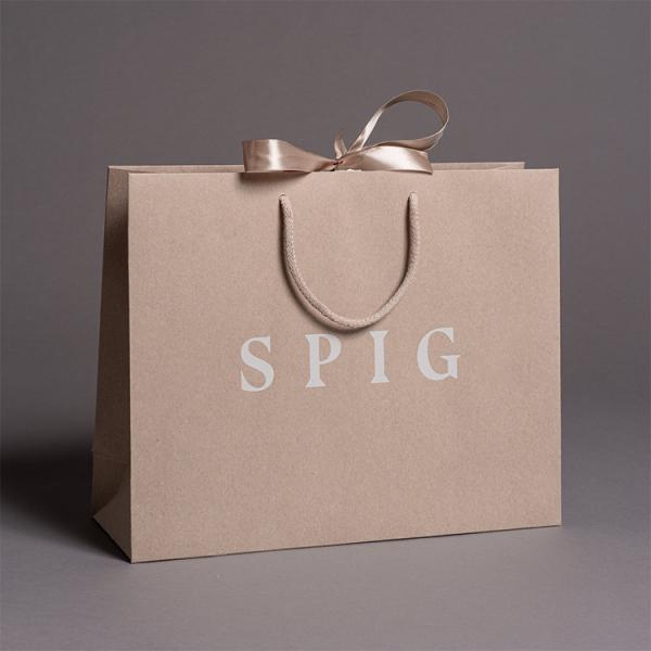 Luxury Famous Brand Jewelry Gift Shopping Bag Custom Print Small Paper Bags With Your Own Log