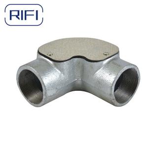 China Hot Dipped Galvanised GI Conduit Fittings 20mm Conduit Elbow BS4568 Fittings on sale