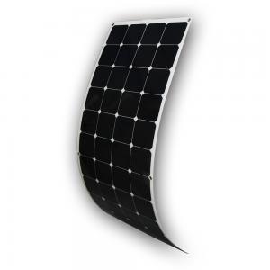 China Lightweight RV Flexible Solar Panels , 18V 12V Monocrystalline Solar Panel on sale