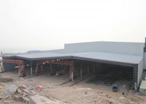 China Prefabricated Steel Structure Construction Pre Built Steel Manufactured Workshop on sale