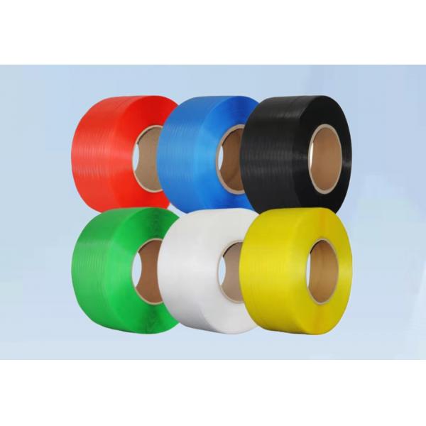 Green Embossed Pallet Strapping Belt Clip / Hot Melt Locking
