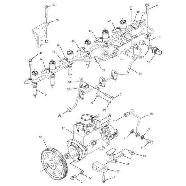 286 3683 CAT Excavator 323D C6.4 320D ECU Engine Controller