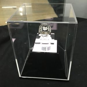 Buy cheap Acrylic Clear Basketball MVP Ring Display Case Counter top Plexiglass Champion from wholesalers