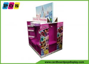 Cheap Point Of Sales Cardboard Display Shelves , Four Sided Corrugated Display Stand For Princess Dress PA043 for sale