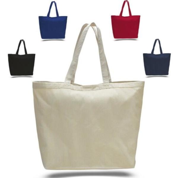 Custom silk screen printed Cotton material handle style blank natural cotton canvas bag without logo bagplastics bagease