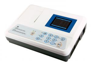 Cheap Three Channel ECG Machine , Easy Operate Portable 12 Lead ECG Machine for sale