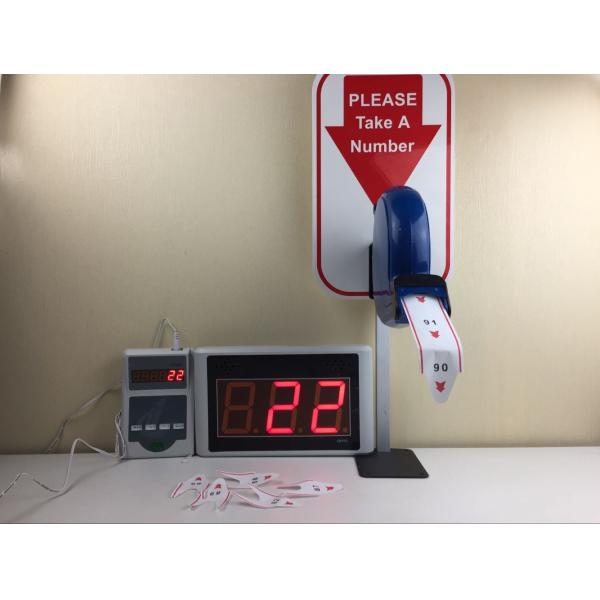 wireless 433.92 LED customer queue number display board simple queue system