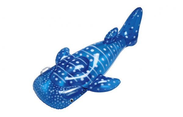 Quality Whale Shark Inflatable Pool Floats 70"x32" Quick Inflate/ Deflate Boston Valve wholesale