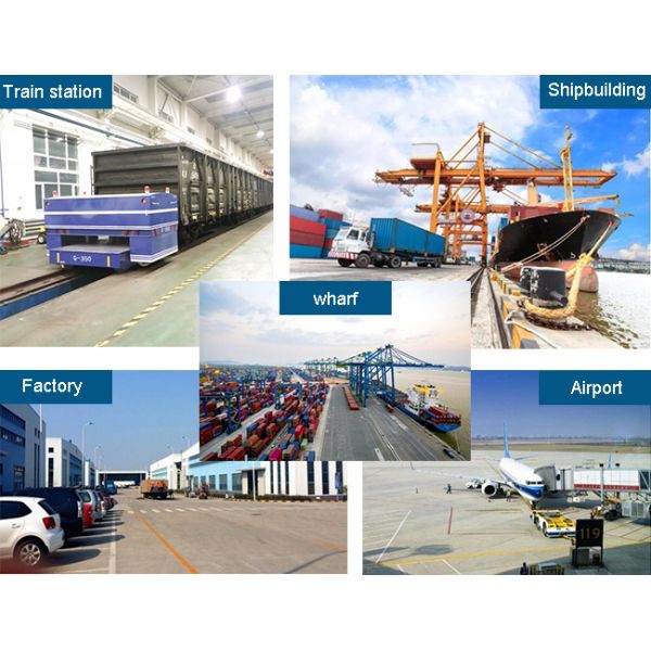 Construction Site Trackless Transfer Agv Automatic Guided Vehicle