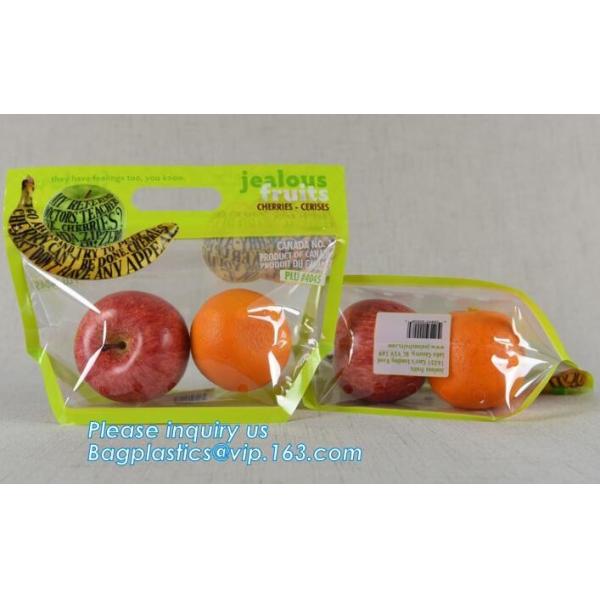Micro Perforated Plastic Bag For Vegetable bread fruit, bopp fresh vegetable packaging bag, Clear Fresh Vegetables Packa