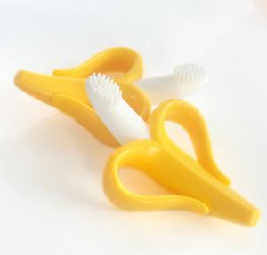 Cheap Food Grade Silicone Banana Shaped Teething Toy For Babies for sale