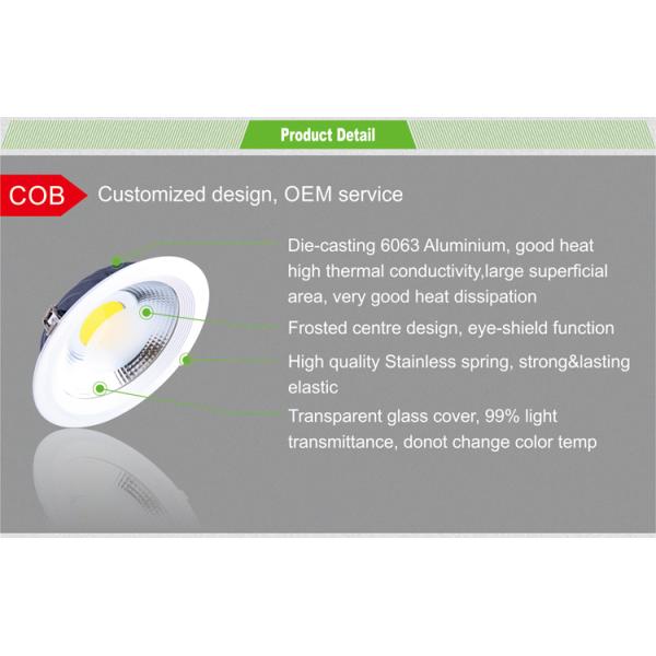 10w led recessed downlight