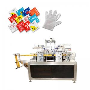 Cheap Disposable Gloves Folding And Packaging Machine With  Touch Screen for sale
