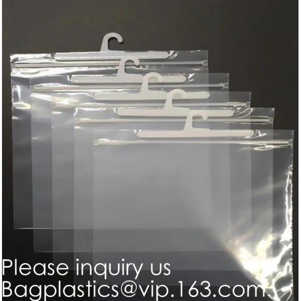Transparent PVC hanger hook plastic bags for clothes packing,Better Protect and store CD's, books, magazines, papers and