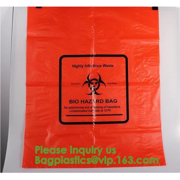 Bio Hazard Tote Bags,Stick-on Red Bio Hazard Waste Bags 6" x 6" 200/Bx,Shop Bio Hazard Shoulder bags online bagease pack