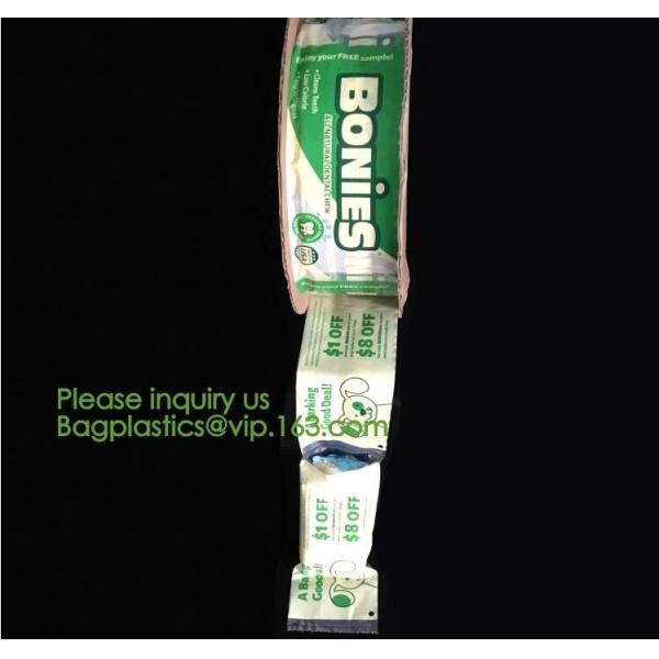 custom design degradable clear self adhesive seal plastic auto bag,Bag sealing pre-opened poly bags on a roll,transparen