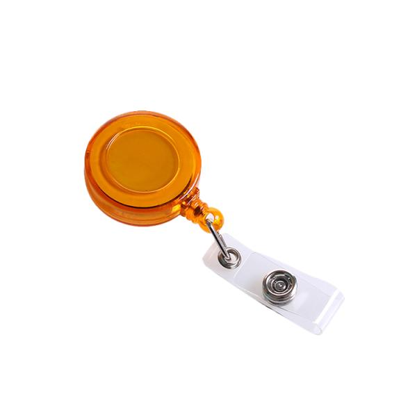 Deyi Round Retractable Badge Reel Colorful Badge Holder Retractable Clip Nurse Teacher Office Supplies