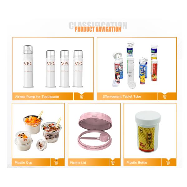 Popular Design Empty Bulk Effervescent Tablets Tubes with Flip Cap
