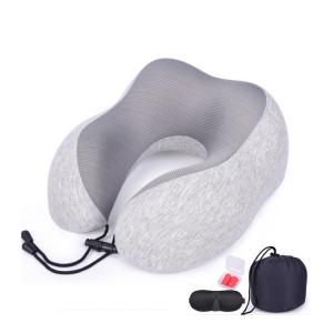 Cheap Polyester / Cotton Custom Memory Foam Lumbar Pillow , Memory Foam Neck Roll for sale