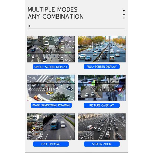4K60 Video Wall Processor 9 HDMI Output 64-Channel Decoding