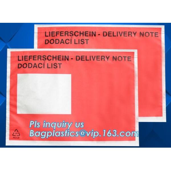 packing list envelope for courier bags, Custom Printed White Kraft Paper Envelope, opaque packing list envelopes, bageas
