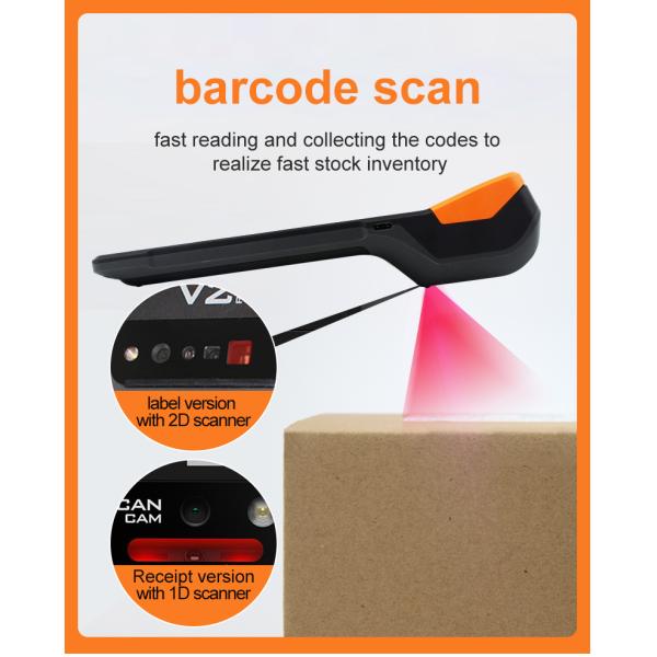 Capacitive Screen Wifi Handheld Pos Terminal With Printer