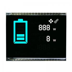Cheap View Larger Custom VA 7 Segment Display 4 Digit LCD Display PIN Connect With Backlight for sale