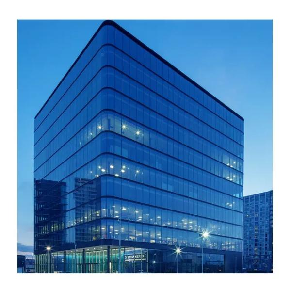 Aluminium Frame Window Glass Unit Curtain Wall Modern Residential