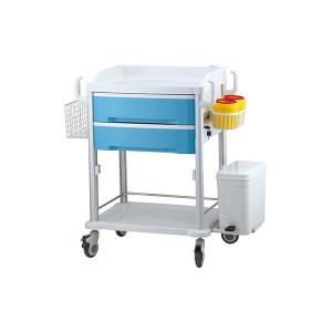 Cheap ABS Medical Trolley On Wheels Medicine Dispensing Crash Cart Hospital for sale