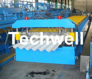 Cheap Big Wave Corrugated Roof Roll Forming Machine Galvanised 5.5 Kw with 18 Forming Station for sale