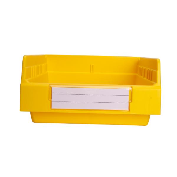 Warehouse Stackable Tray Shelf Bin Workshop Industrial Plastic Solid Box PP Storage Crate