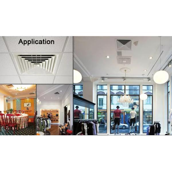 Extruded Aluminum Linear Grill Diffuser Powder Coated Rectangle