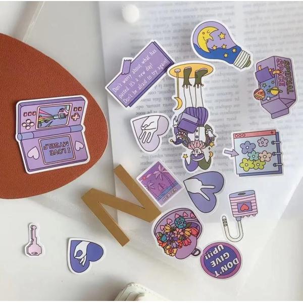 Custom Printing Cartoon Self Adhesive Sticker PVC Vinyl Die Cut Waterproof Stickers