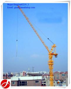 China new type ce certification QTD125 luffing jib 10t hydraulic tower cranes model on sale