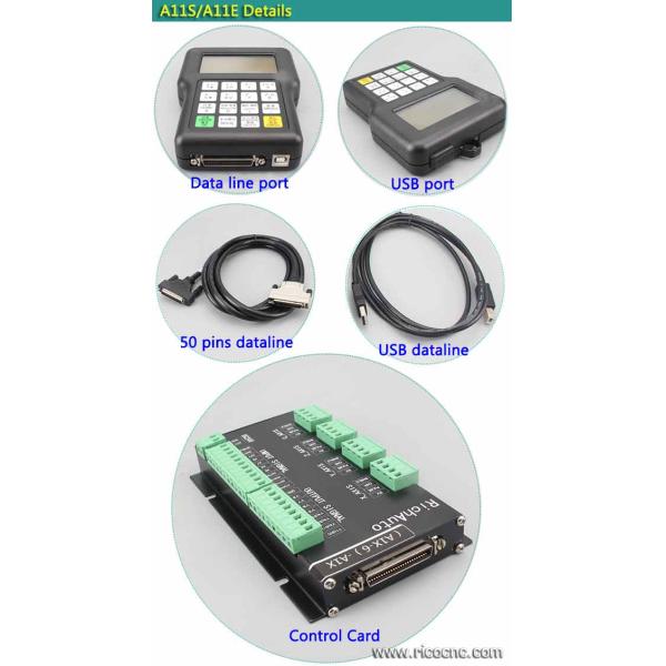 dsp hand spare parts controller for 3 axis cnc router A11S/A11E
