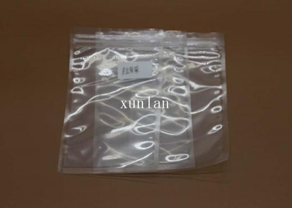 Quality Crystal 0.08 - 0.1 Mm Vacuum Pouch Bags Waterproof With 2 Sealing Sides wholesale