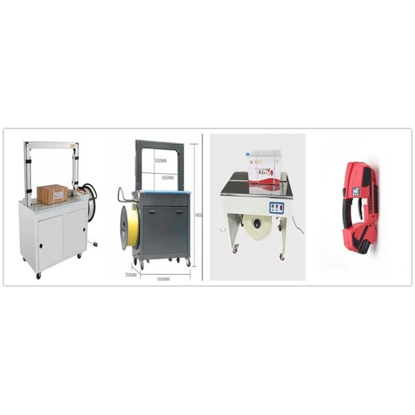 Packaging machines Semi Automatic Strapping Machine AC Motor Control For PET PP Strap