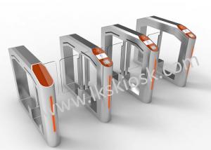China Ticket Checking Automatic Speed Gates System , Access Control Speed Gates In Cinema Entrance on sale
