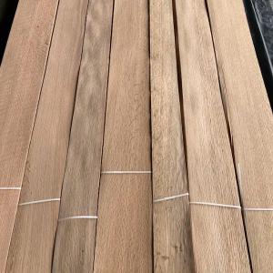 Cheap FSC Red Oak Veneer Sheets 0.45mm Phenolic Glue Wood Wall Panels for sale