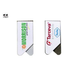 Cheap Personalized Stylish Id Money Clip Book Clip Brush Electroplate for sale