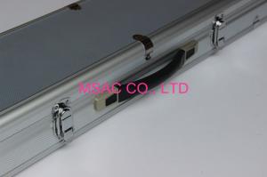 Cheap ABS Aluminum snooker or pool cue cases silver color for sale