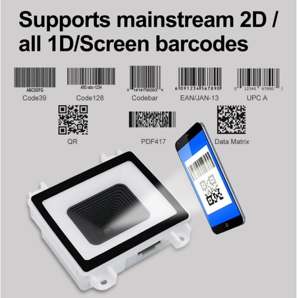 Industrial IoT Embedded Barcode Scanner Stable Integration for MES & Production Lines